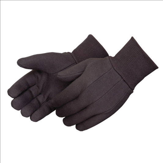 Brown Jersey Work Gloves / 1 Dozen Pairs