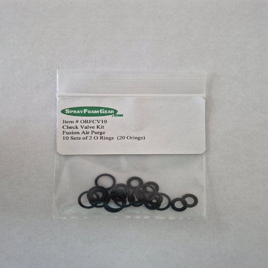 Fusion Air Purge Check Valve O Ring Kit - 20 O Rings