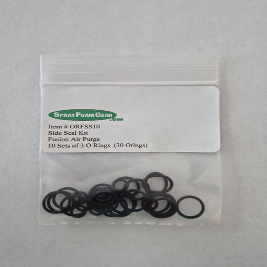 Fusion Air Purge Side Seal O Ring Kit - 30 O Rings